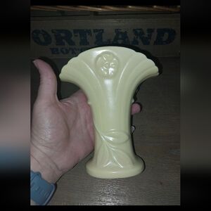 Weller Yellow Ceramic Vase